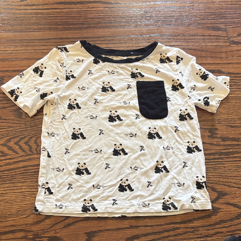 Kyte Baby Crewneck Short Sleeve Pocket Tee in Zen, Size 4T